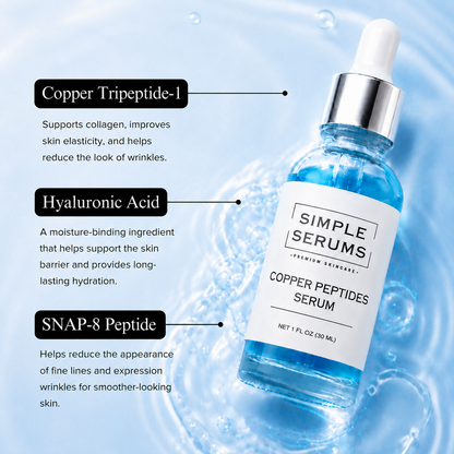 GHK-CU Copper Peptide Serum With Snap-8 & Hyaluronic Acid